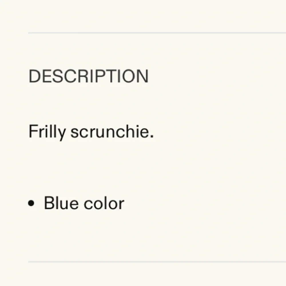 Rouje Paris Mafalda Bleu Le Chou Chou Blue Hair Scrunchie - Picture 9 of 9